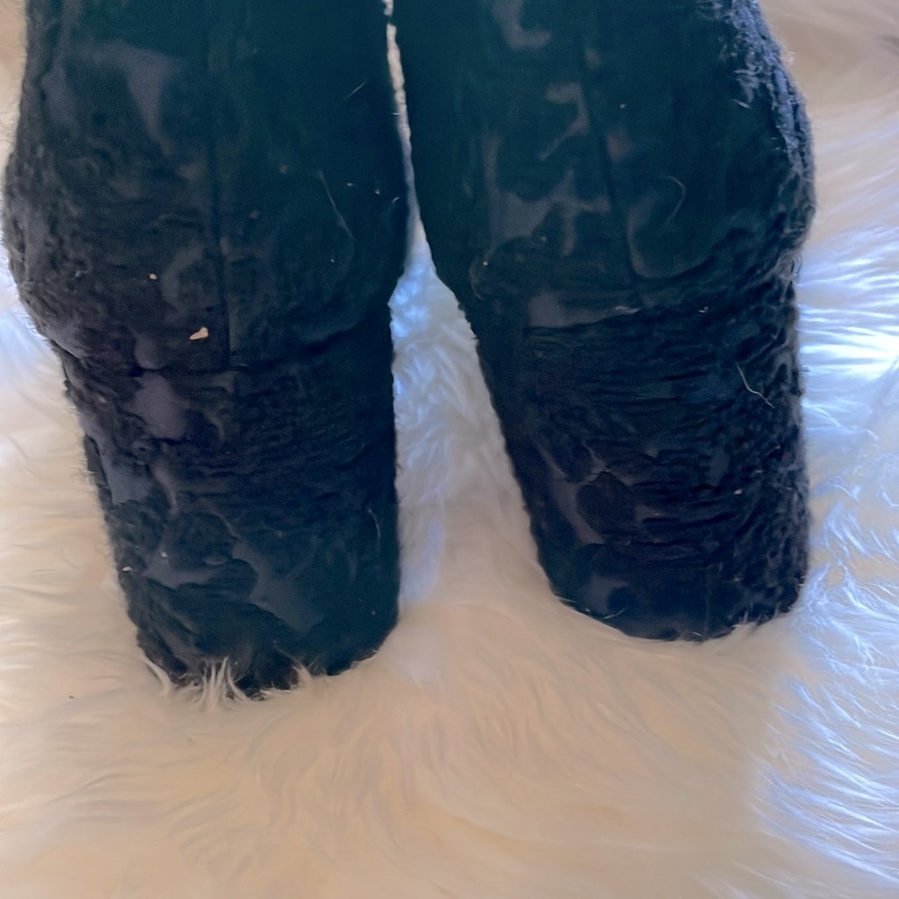 H&M Textured Block Heel Boot 39 - image 3